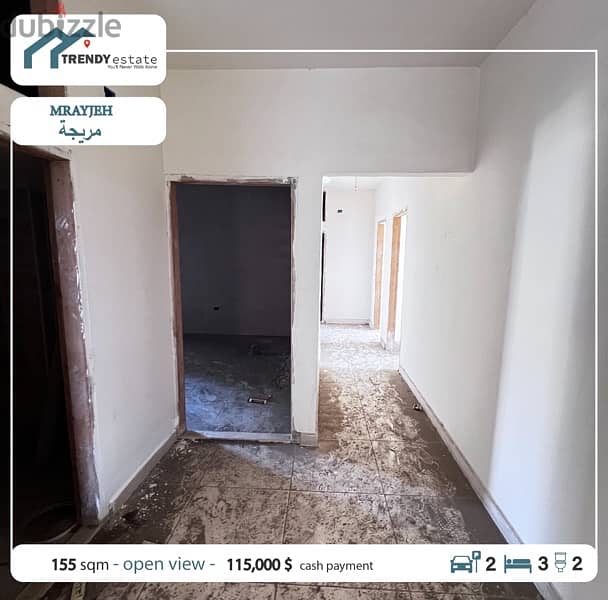 apartment for sale mrayjeh  شقة عمار جديد في المرجية  امكانية التقسيط 10