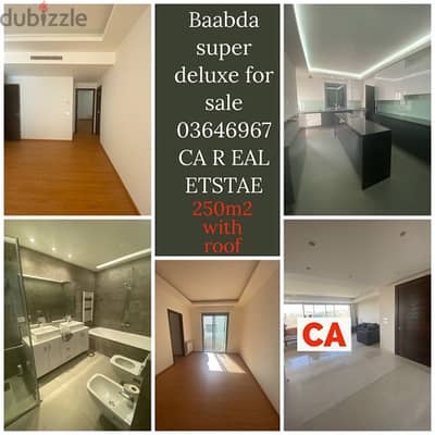 super deluxe for sale in baabda with roof