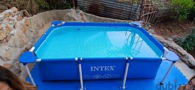 Used Intex pool 2.2m x 1.5m x 0.6 m