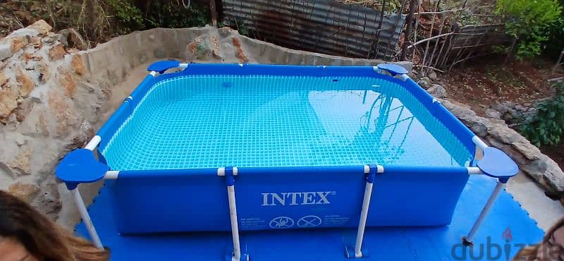 Used Intex pool 2.2m x 1.5m x 0.6 m 0