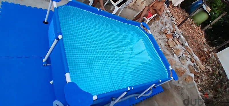 Used Intex pool 2.2m x 1.5m x 0.6 m 2