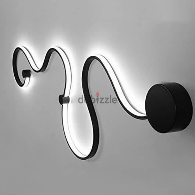 Curved Wall Light - Modern Nordic Indoor LED Lamp with 3 Hues 3