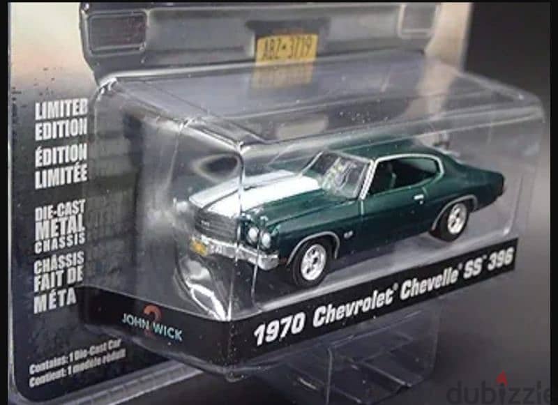 1970 Chevelle SS 396 (John Wick 2) diecast car model 1;64. 1