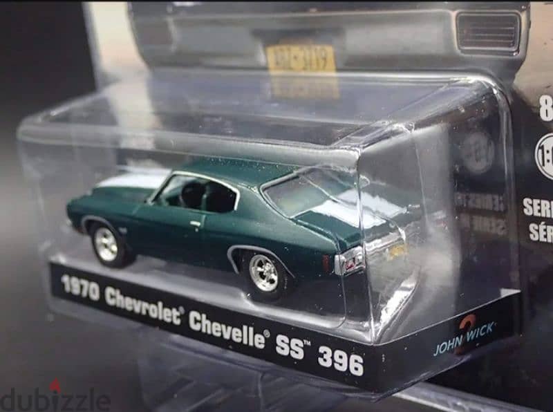 1970 Chevelle SS 396 (John Wick 2) diecast car model 1;64. 3