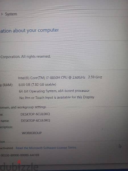 Gaming i7 8850H// laptop hp 12 core 3