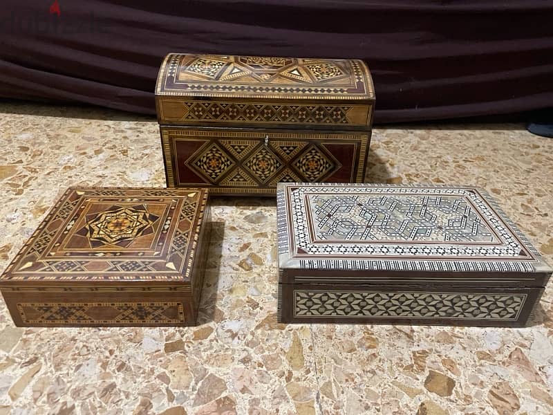 Antique Syrian Sadaf Boxes 10