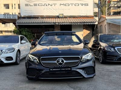 Mercedes-Benz E-400 convertible 2018 free registration