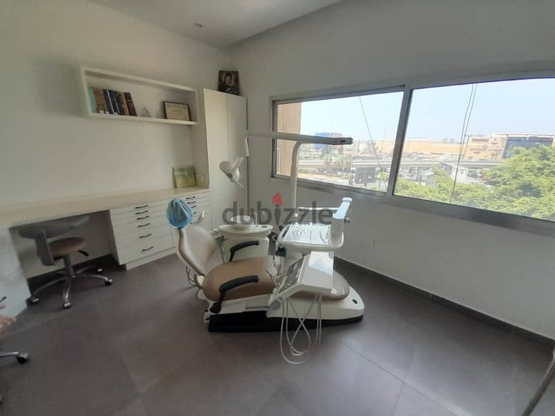 60 Sqm | Furnished & Equipped Dental Clinic For Rent In New Jdeideh 0