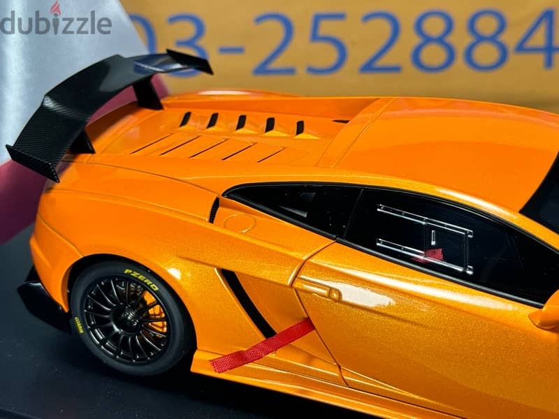 1/18 full opening diecast NEW Autoart Lamb LP560-4 Super Trofeo Orange 9