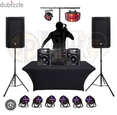 dj and sound equipment for all your events  03313846