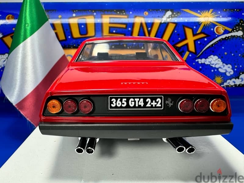 1/18 Full diecast LIMITED Ferrari 365 GT4 2+2 year 1972 8