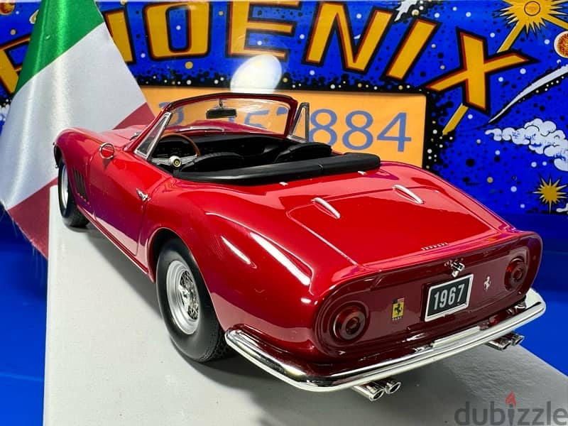 1/18 Full diecast Ferrari 275 GTB4 NART Spyder LIMITED EDITION 4