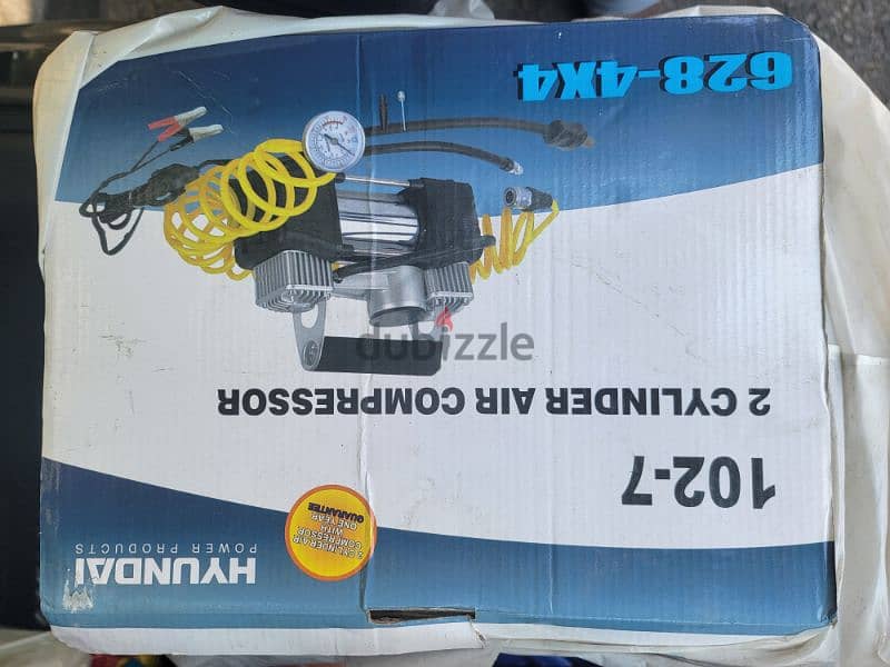 Hyundai power product :2 cylinders air compressor 1