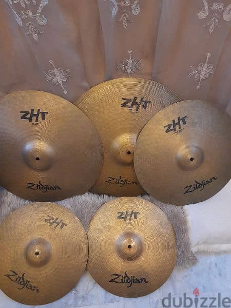 zildjian set cymbals with bag 0