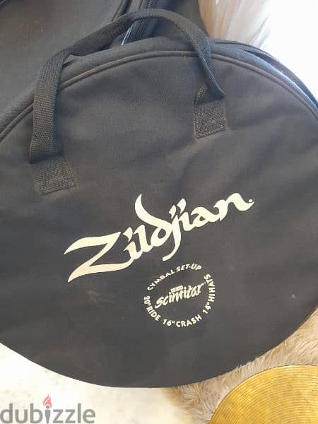 zildjian set cymbals with bag 2