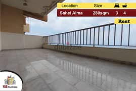 Sahel Alma 280m2 | Rent | Panoramic View | Prime Location | New | IV |