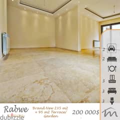 Rabwe | Brand New 235m² + 95m² Terrace/Garden | Payment Facilities