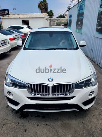 bmw x4 2016 white/basket no accident not registered