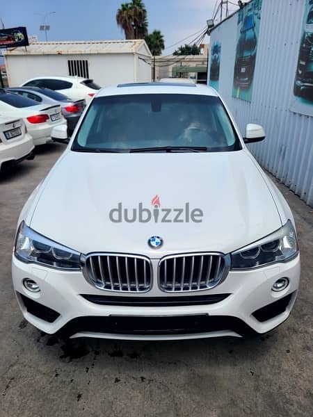 bmw x4 2016 white/basket no accident not registered 0