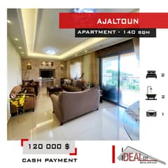 Apartment for sale in Ajaltoun 140 sqm ref#nw56381