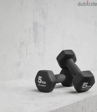 crivit 5 kg dumbbells set