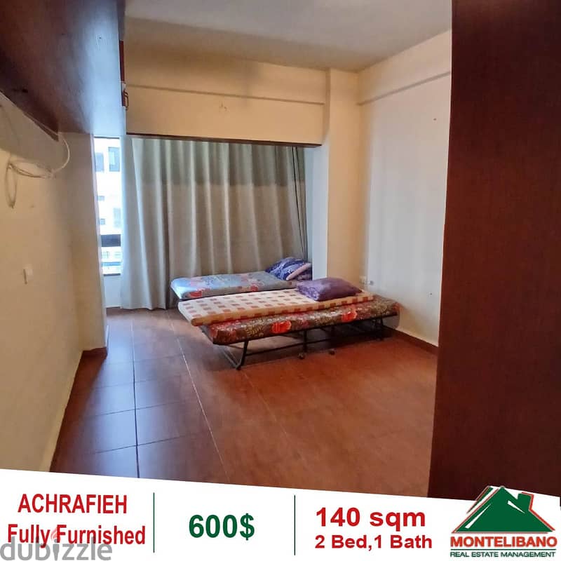 600$!! Fuly Furnished Apartment for rent in Achrafieh 4