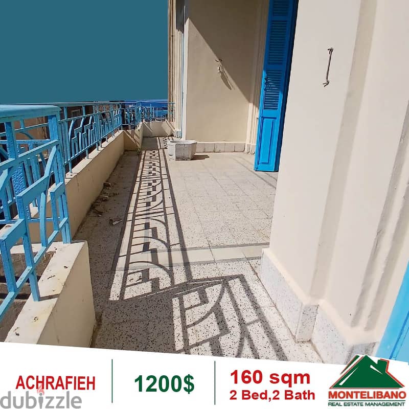 1200$!! Apartment for rent in Gemayze 2