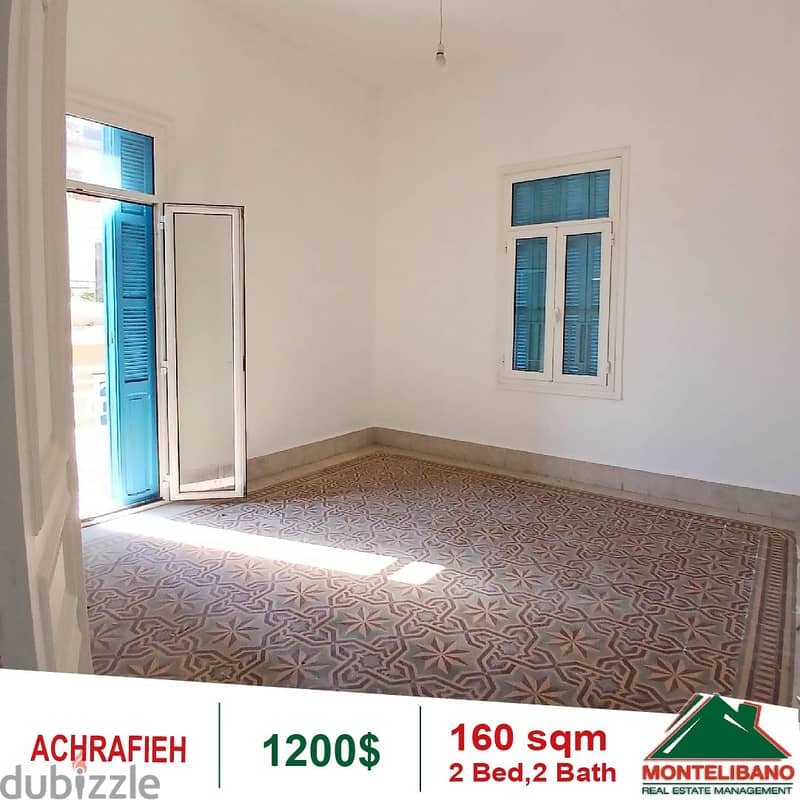 1200$!! Apartment for rent in Gemayze 5