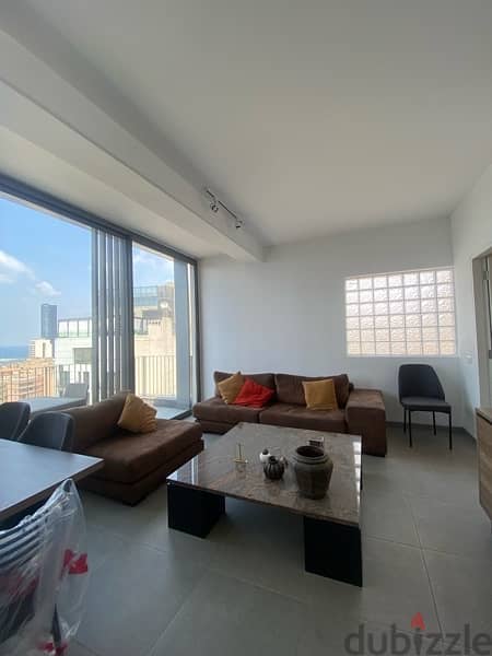 Fully furnished modern apartment for rent in Achrafieh with seaview 11