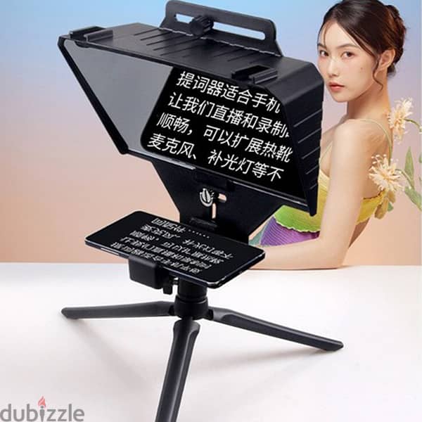 Portable Teleprompter Tablet for Video Live Recording Interview Speec 6