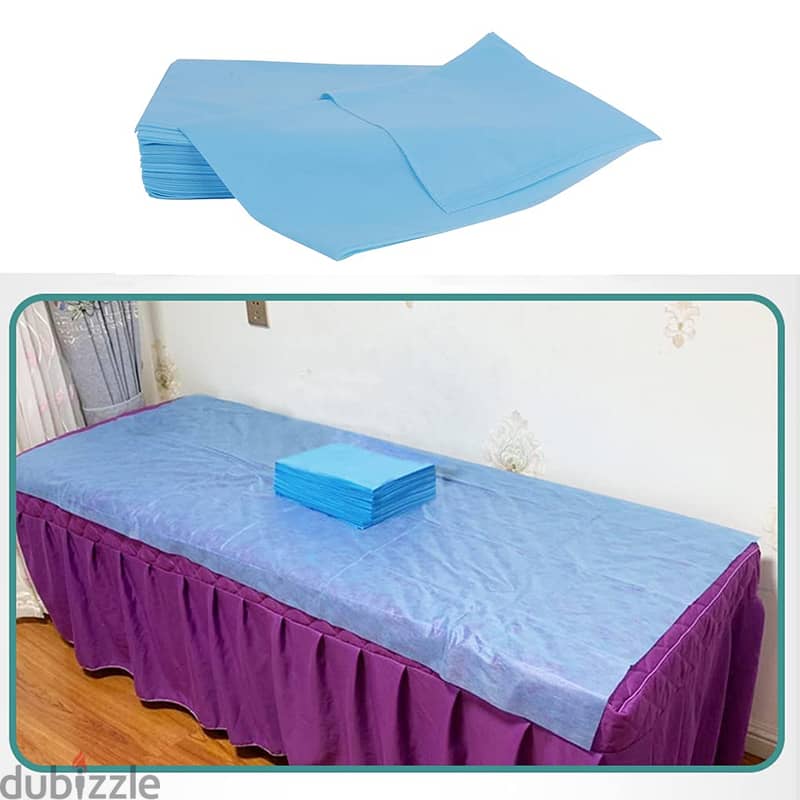 box 5pcs Non woven elastic bed cover Massage Hospital Spa Disposable b 1