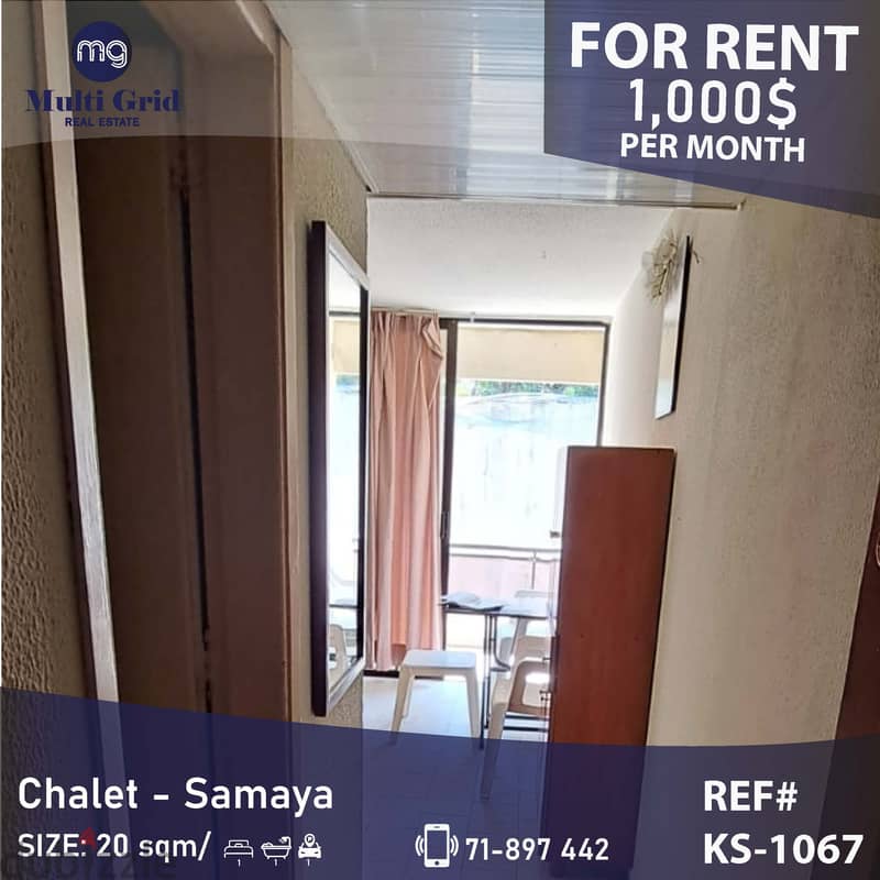 KS-1067 / Chalet for Rent in Kaslik, شاليه للإيجار في الكسليك 0