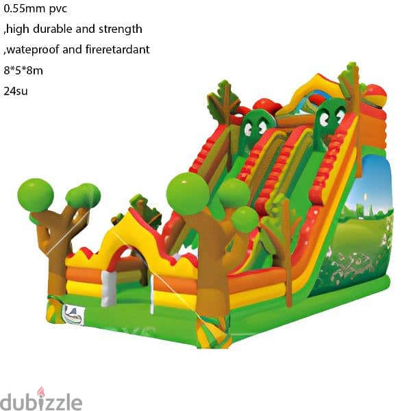 Playgrounds Waterproof Huge Inflatable 8 x 5 x 8 M 0