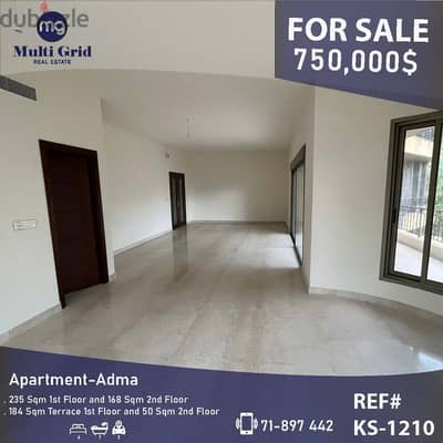 KS-1210 / Duplex Apartment for Sale in Adma, شقة دوبلكس للبيع في أدما