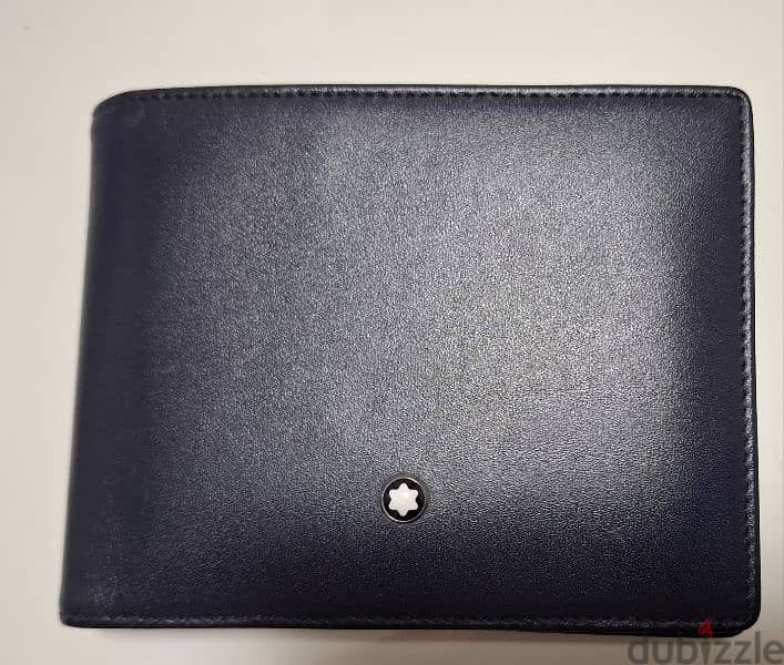 Montblanc Wallet , dark blue , special color 3