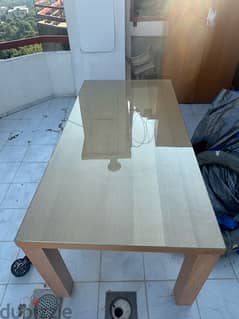 Kitchen or living room dining table , very clean