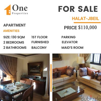 FURNISHED APARTMENT for SALE,in HALAT-JBEIL.