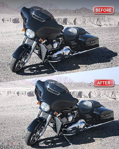 Black Adjustable Wind Deflectors Upper Fairing Air Deflectors 1