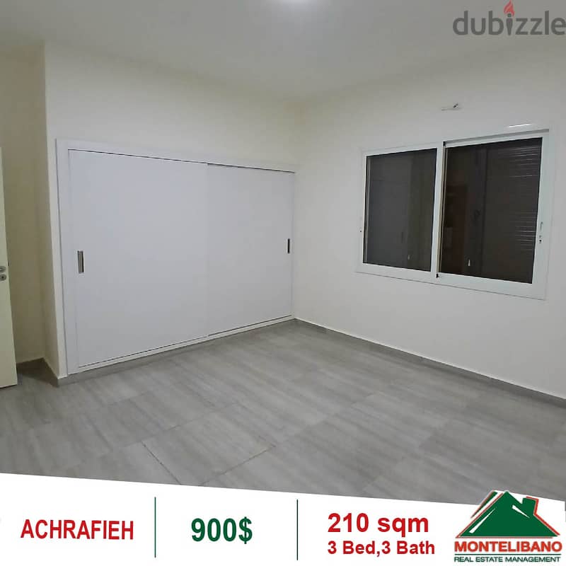 900$!! Apartment for rent location in Achrafieh 2