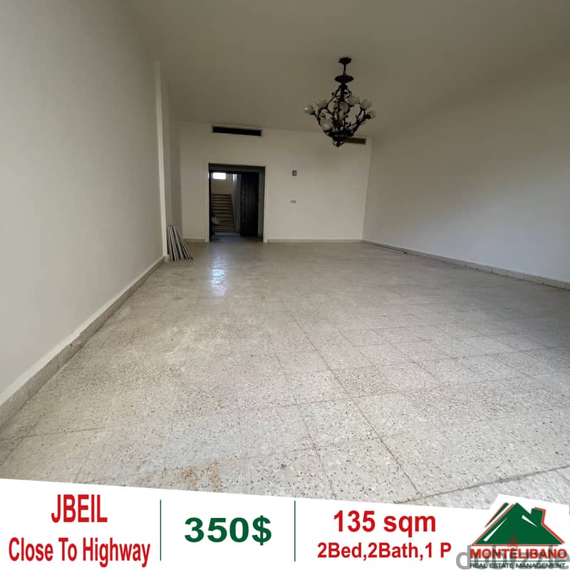 Apartment for rent in Jbeil close to Highway!! 1