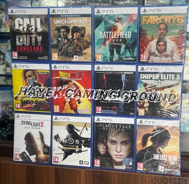 ps4 and ps5 games new best pirces ! 10