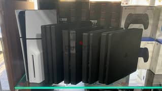 ps4 and ps5 fat / slim used like new multiple bundles available!