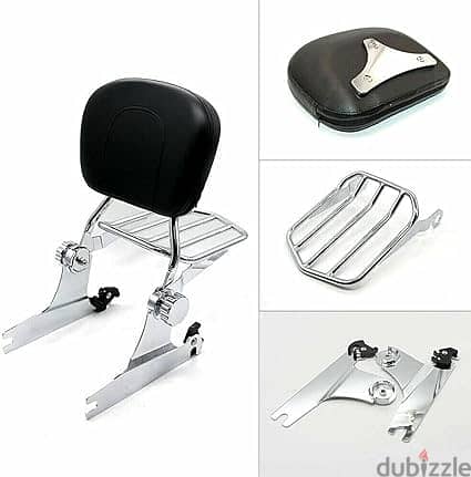 Motorcycle Rear Seat Backrest Sissy Bar Back Rest 2