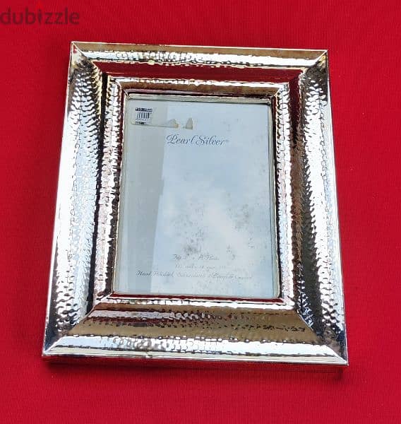 Pearl Silver Plated Picture Frame 0