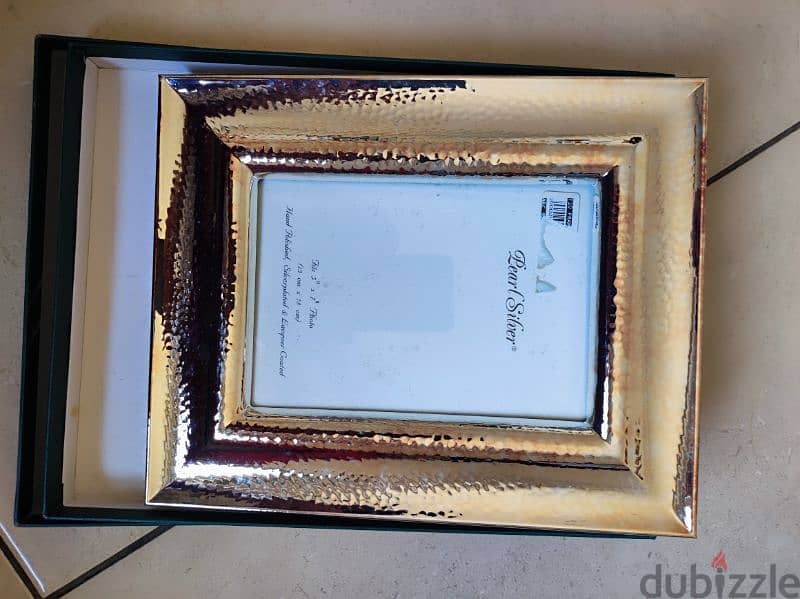 Pearl Silver Plated Picture Frame 1