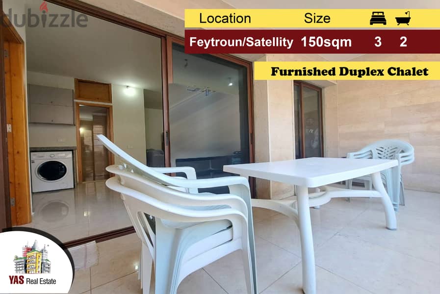 Feytroun/Satellity 150m2 | Spacious Furnished Chalet | Rarely Used|DA 0