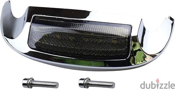 Smoked Fender Tip Lights White Front LED Turn Signals 0