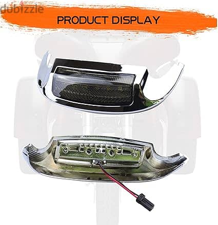 Smoked Fender Tip Lights White Front LED Turn Signals 1