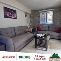 100000$!! Apartment for sale located in Achrafieh 0