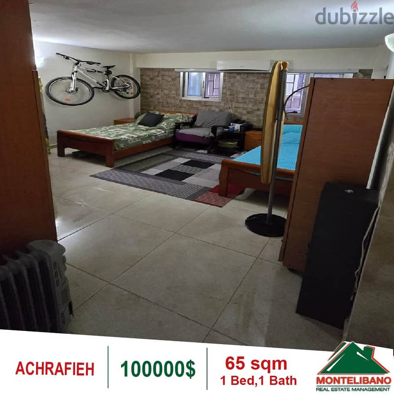 100000$!! Apartment for sale located in Achrafieh 1